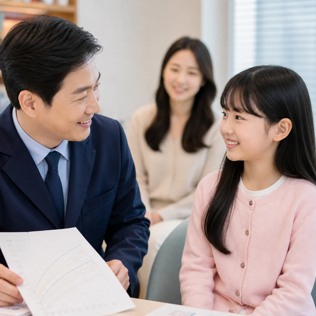 덕양구에서 성조숙증 진단 받는 과정은?